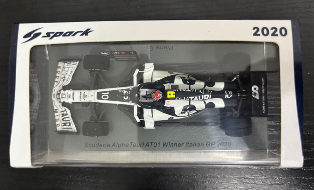 アルファタウリAT01 ミニカー1/43 2020 ガスリー優勝