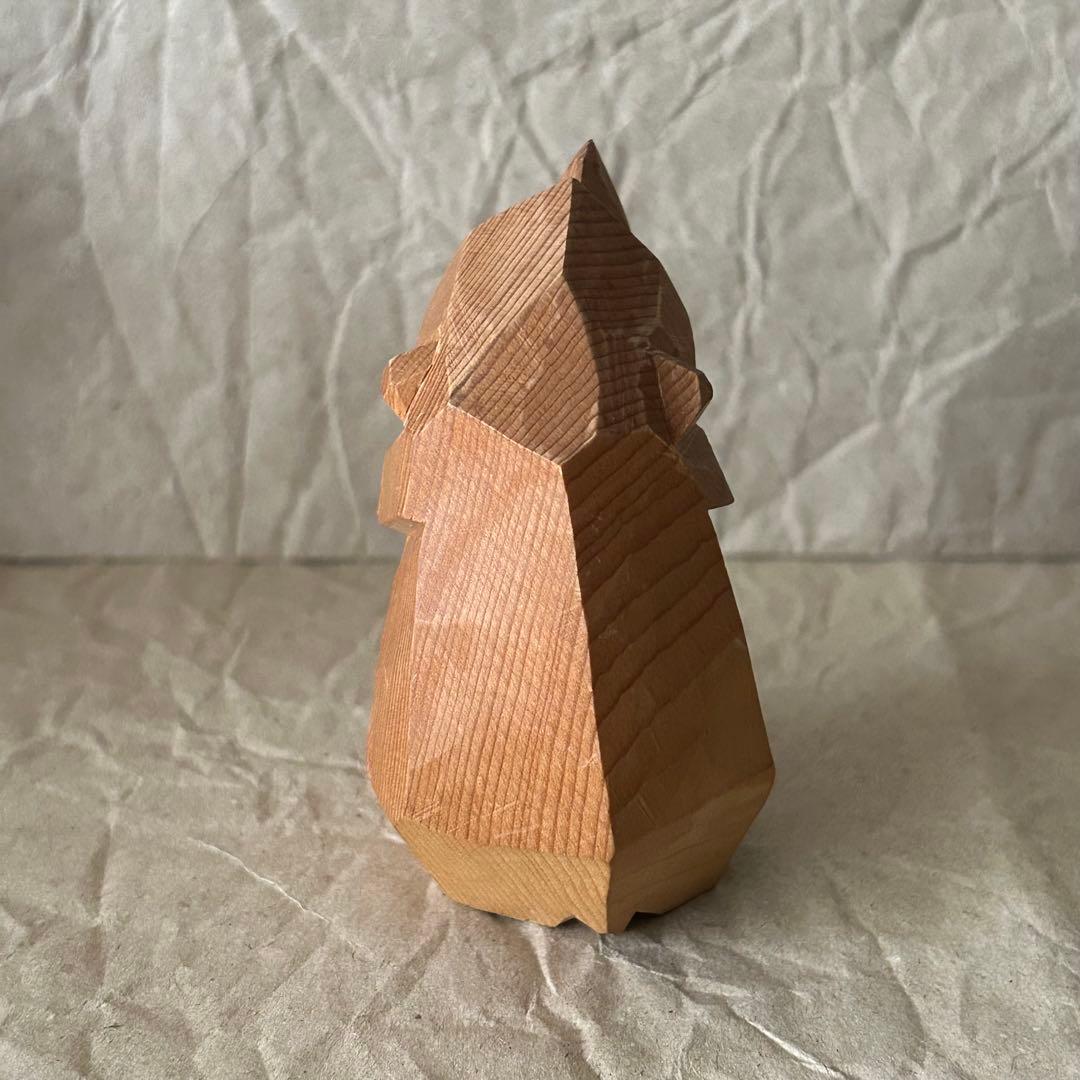 根本勲　根本土龍　木彫りの猿