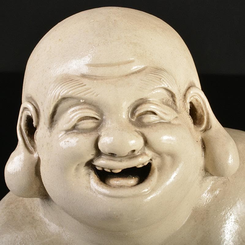 備前焼　古備前　備前森製　白備前　布袋伏せ香炉　D　R7150