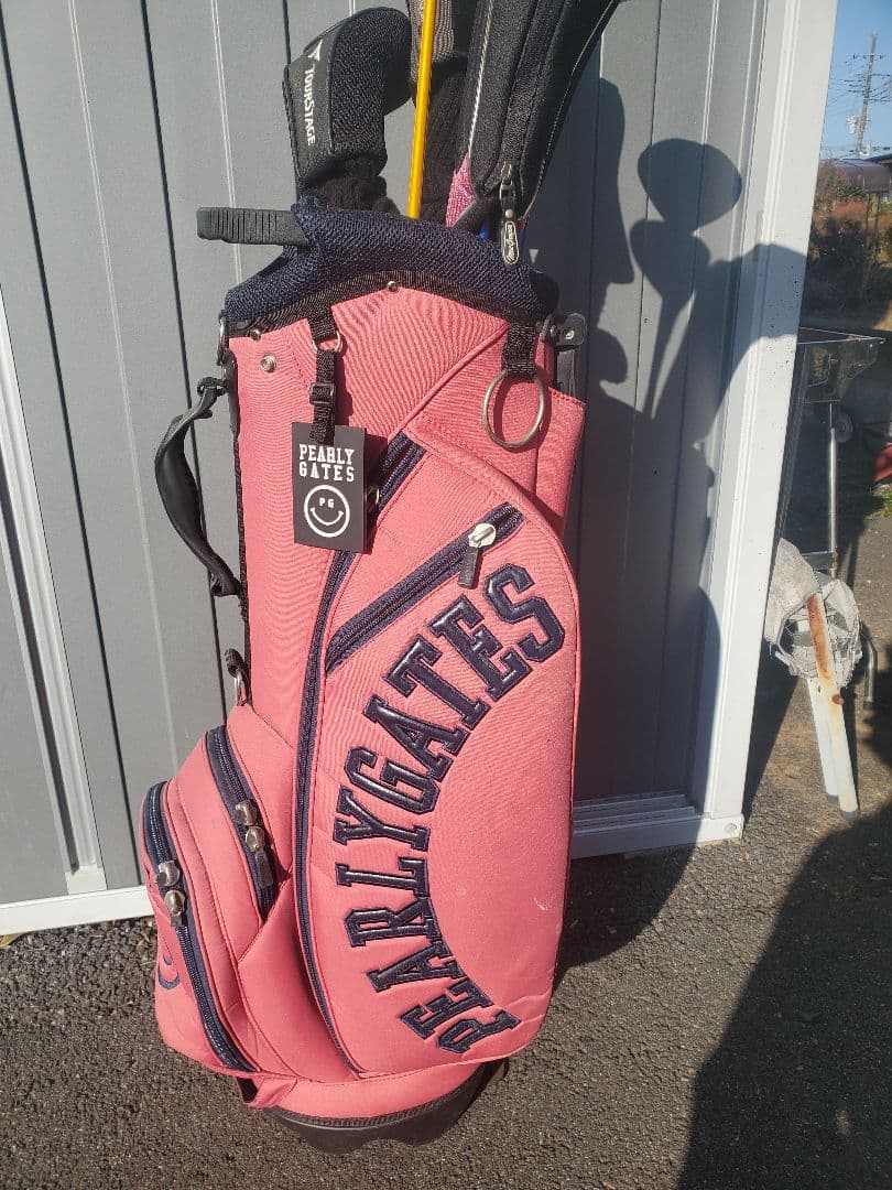 PEARLY GATES ピンク キャディバッグ