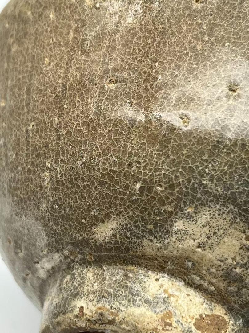 南北朝時代 青釉 越窯茶碗 刑窯茶盞 希少珍貴 茶道具　茶杯 盃 (A-90)