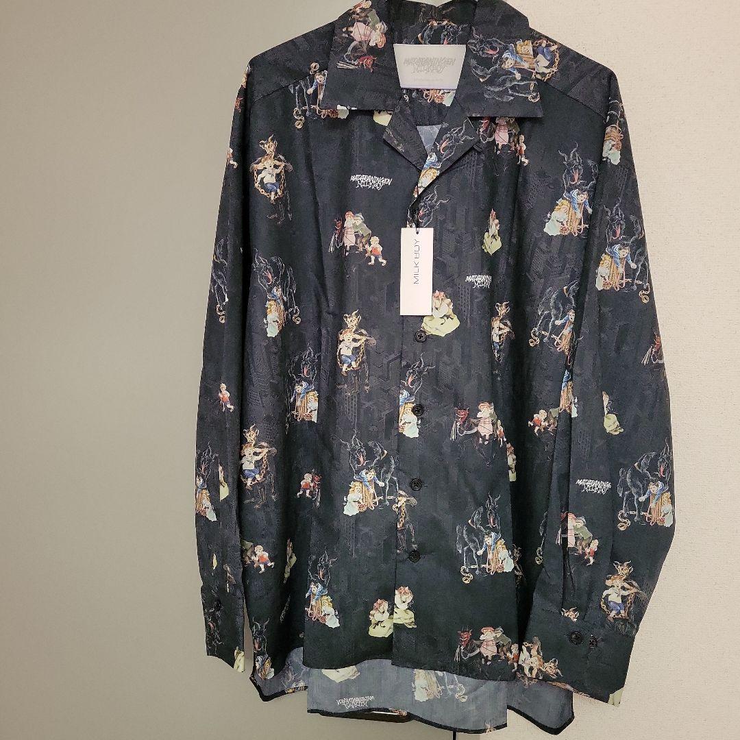 MADARANINGEN✕MILK BOY 悪魔柄シャツ