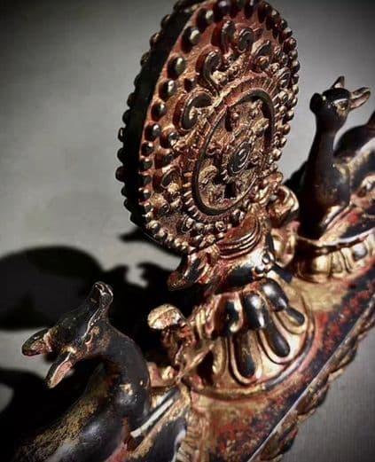 銅器 仏教 法像奉納 古美術 コレクション品 銅製 工芸品 彫刻装飾品置物