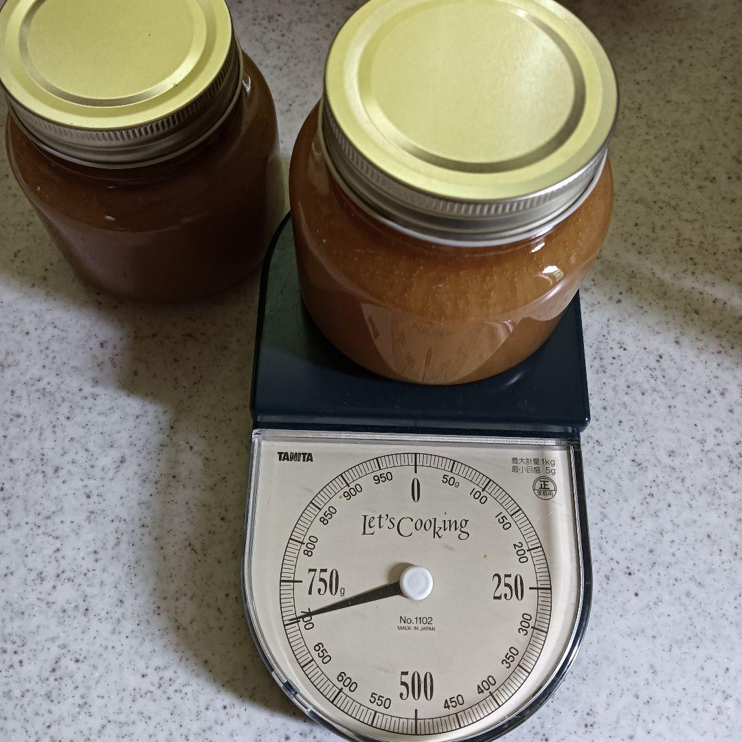 日本蜜蜂のはちみつ採れたて880g垂れ蜜