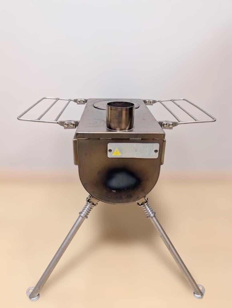 テンマクデザイン ウッドストーブサイドヴュー 旧Ｍサイズ（煙突Φ63mm）セット