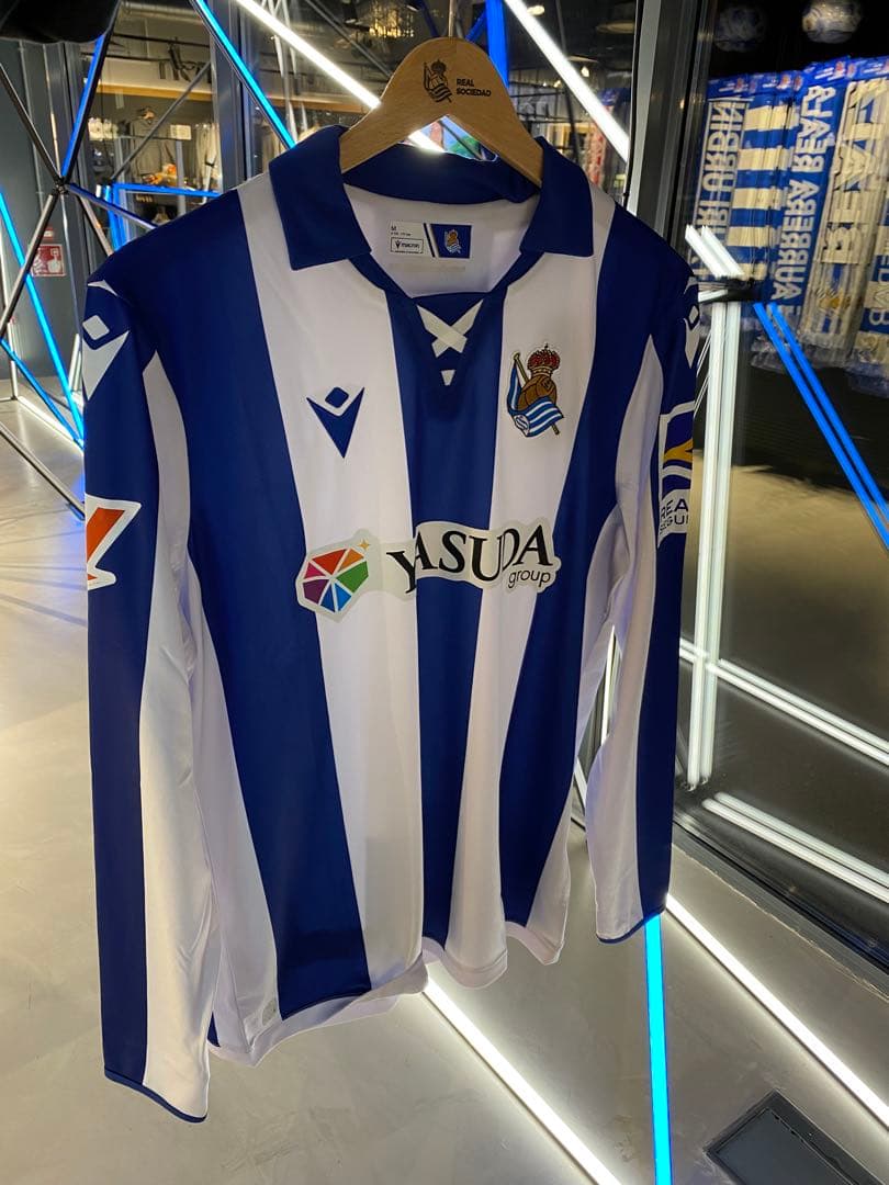 【正規品】レアル・ソシエダ 24/25 久保建英 ホーム 長袖ユニフォーム