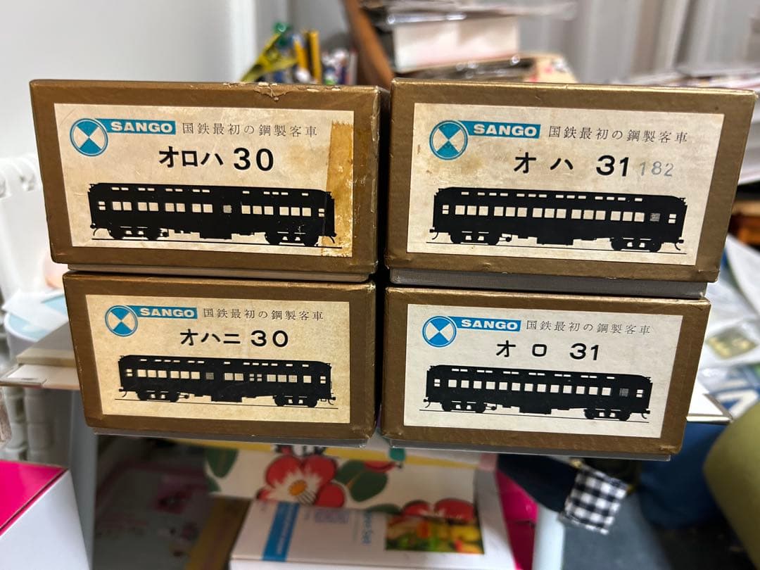 珊瑚模型 SANGO HOゲージ オハ31 系4両セット　旧製品