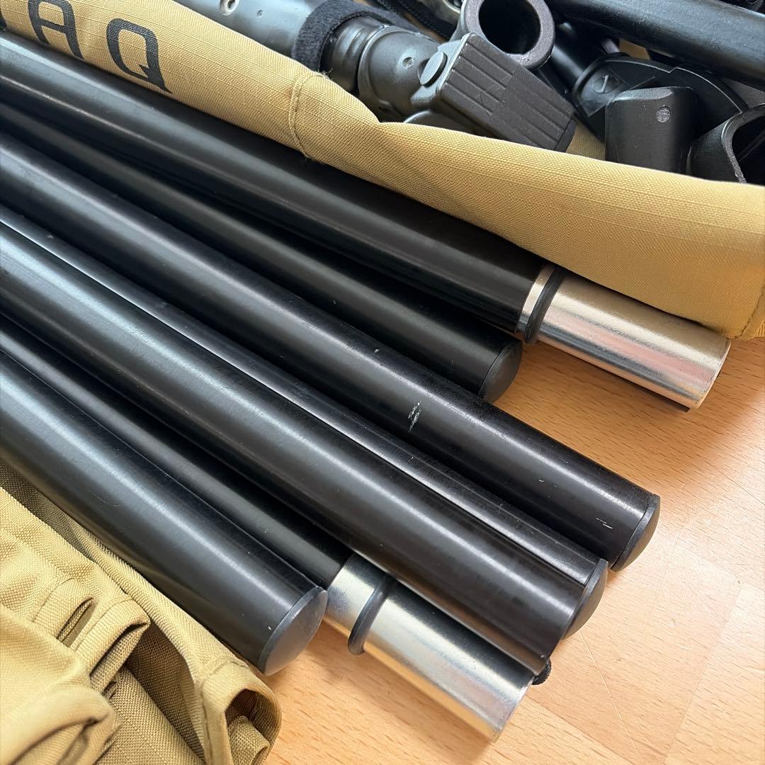 WAQ コット用フレーム アルミ製 ブラック