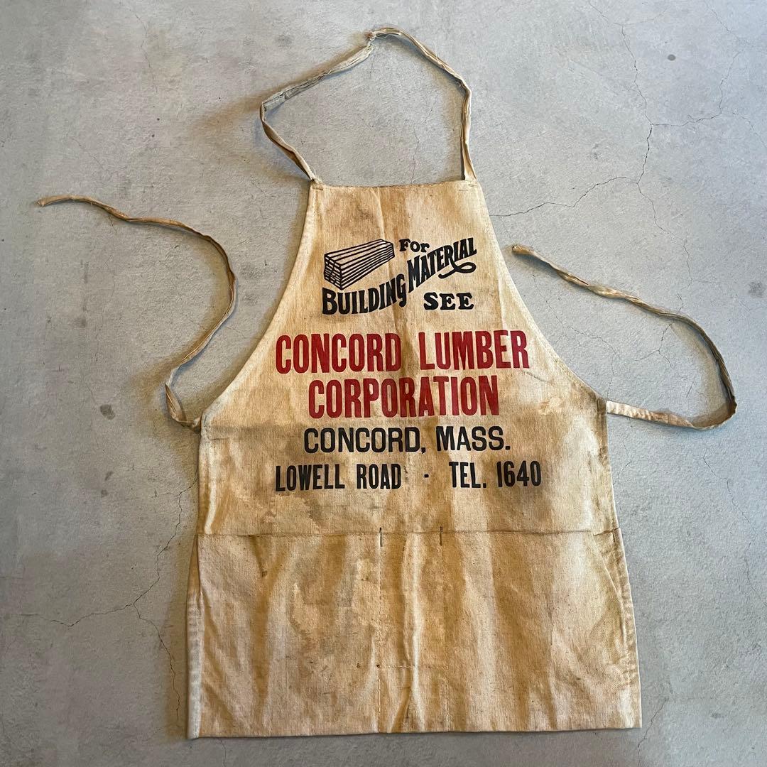 40s ワークエプロン　ビンテージ　apron vintage