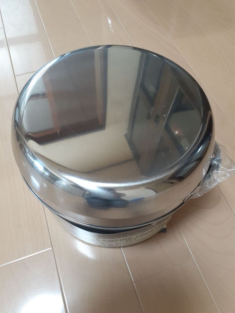 キャンピングクッキングセット 6人用　CAPTAIN STAG ステンレス製鍋