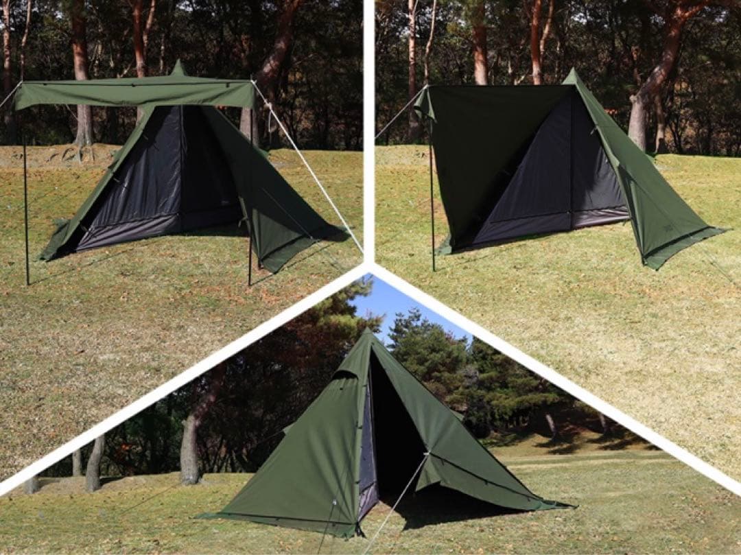 ☆良品！！ DOD ムシャテント 1人用 TC ソロテント キャンプ アウトドア