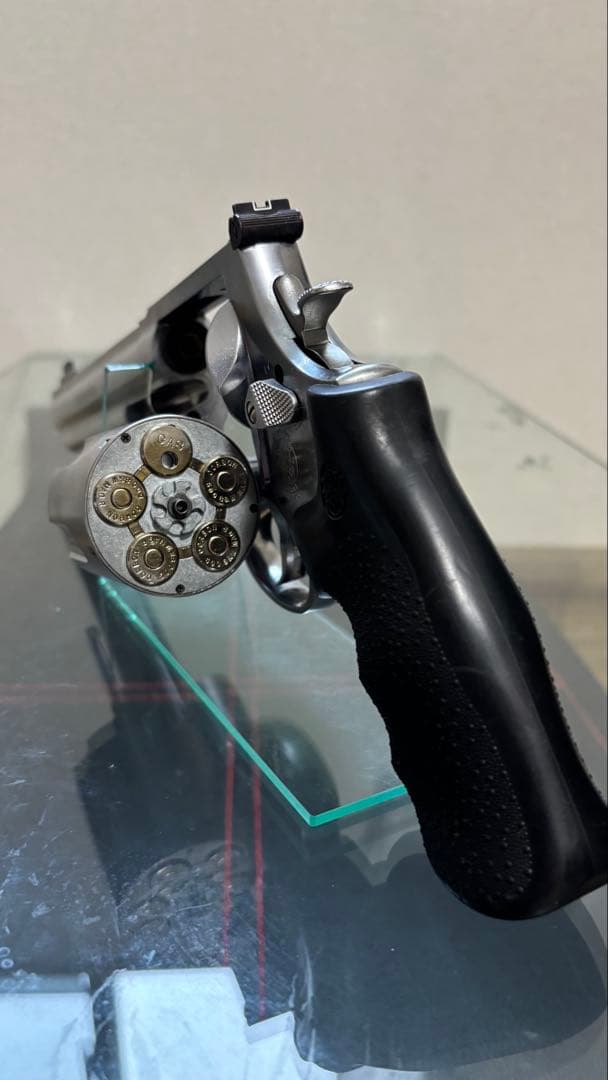 【美品】タナカ S&W M500 ステンレス 8インチ ガスリボルバー 6mm