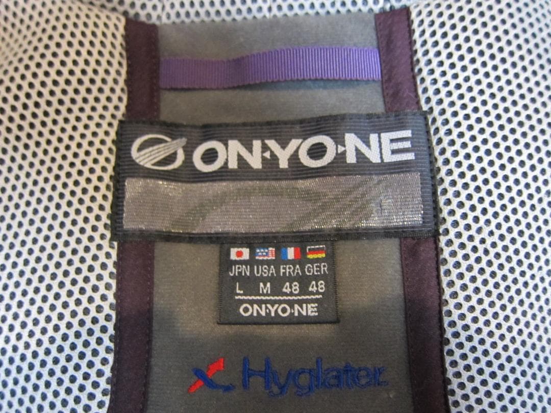 【ONYONE】オンヨネ スキーウェア 上下セット Ｌサイズ サイドファスナー