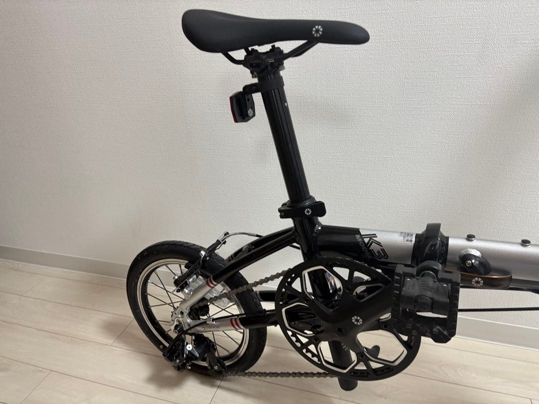 【引取限定】DAHON ダホン K3 折り畳み式自転車　ブラック　シルバー