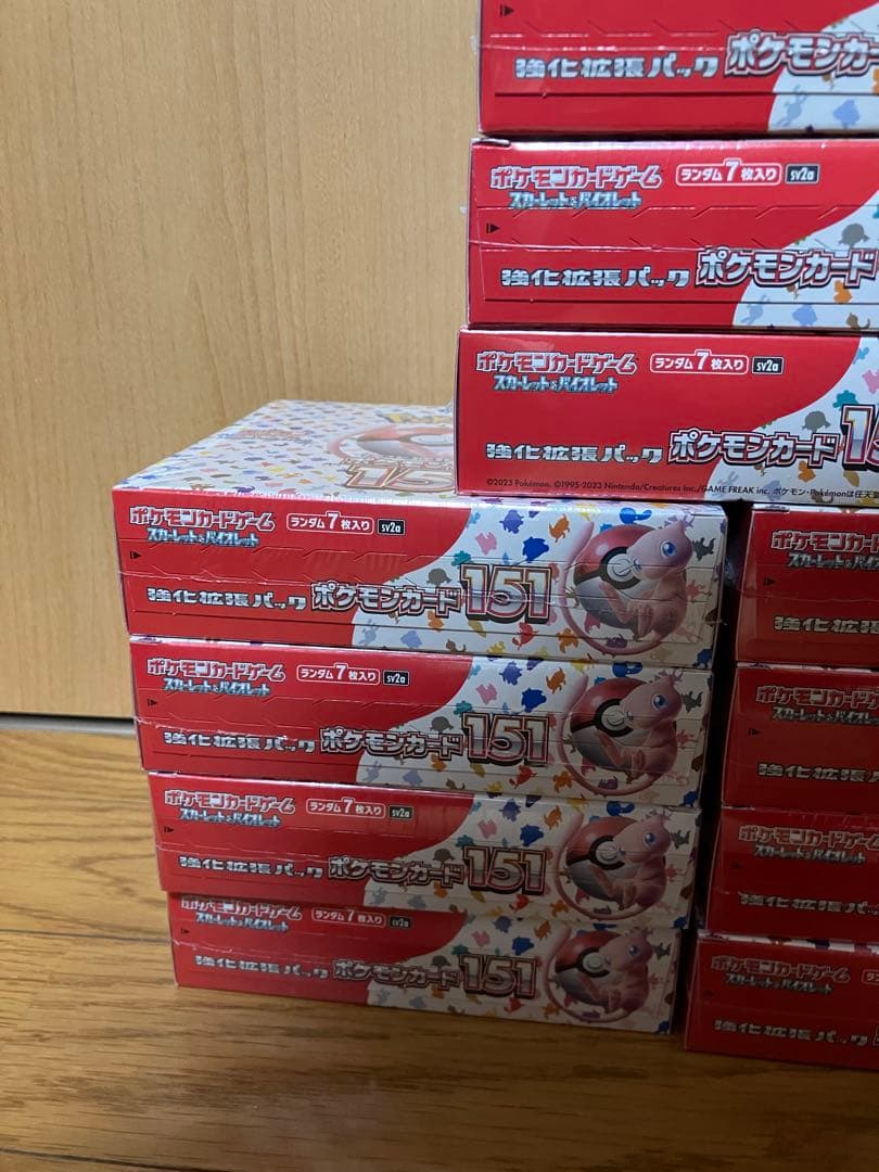 ポケモンカード151 シュリンク付きボックス11BOX
