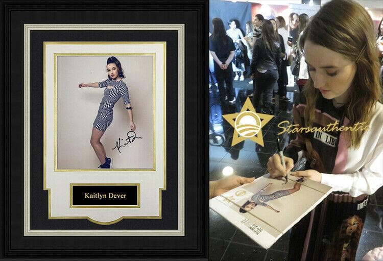 直筆サイン入り写真 ケイトリン・ディーヴァー 俳優/フレーム別/SA鑑定済