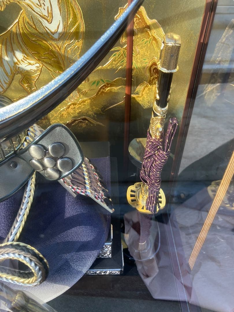 美品　宝雲作 (兜ケース飾り) 伊達政宗公　五月人形　男の子　おしゃれ 初節句