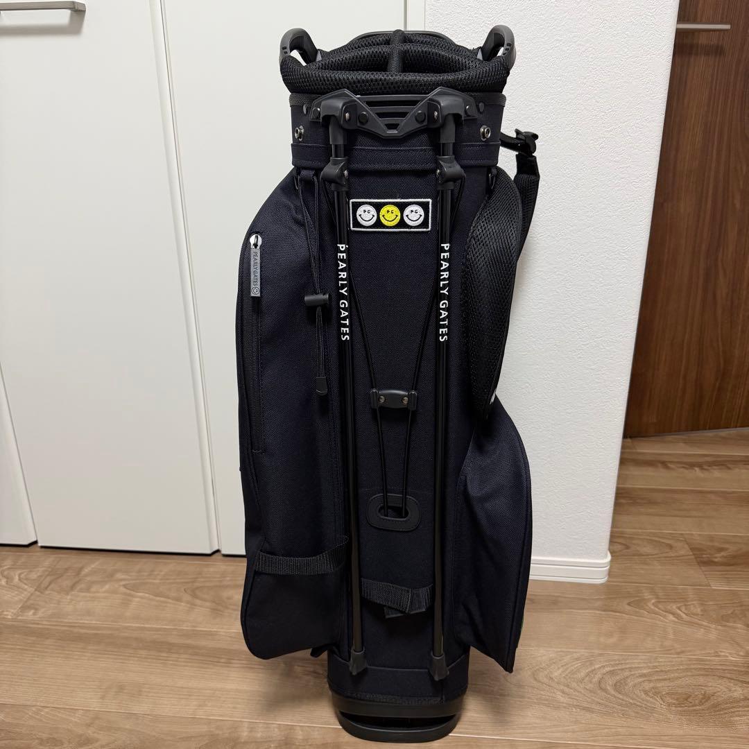 限定品 未使用「PEARLY GATES」ワッペンスタンド式キャディバッグ