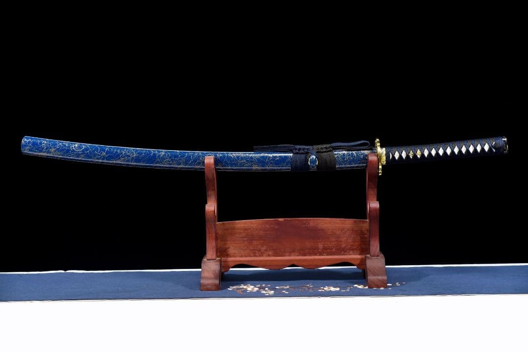 1049-武具 刀装具 日本刀　模造刀 居合刀 武士道 武蔵 鑑賞用 手鍛造打