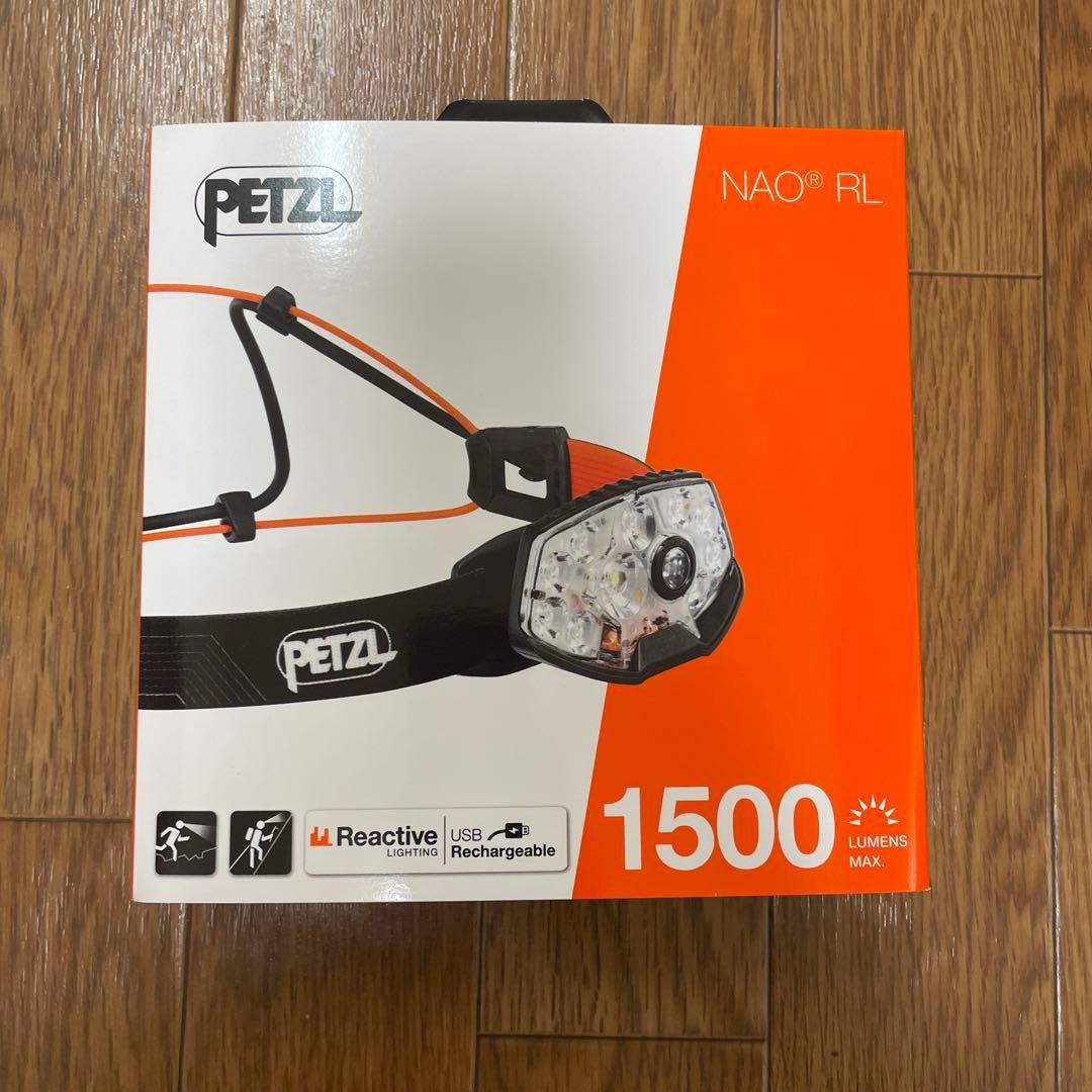 新品未使用　未開封　PETZL NAO RL 1500ルーメン　本体セット