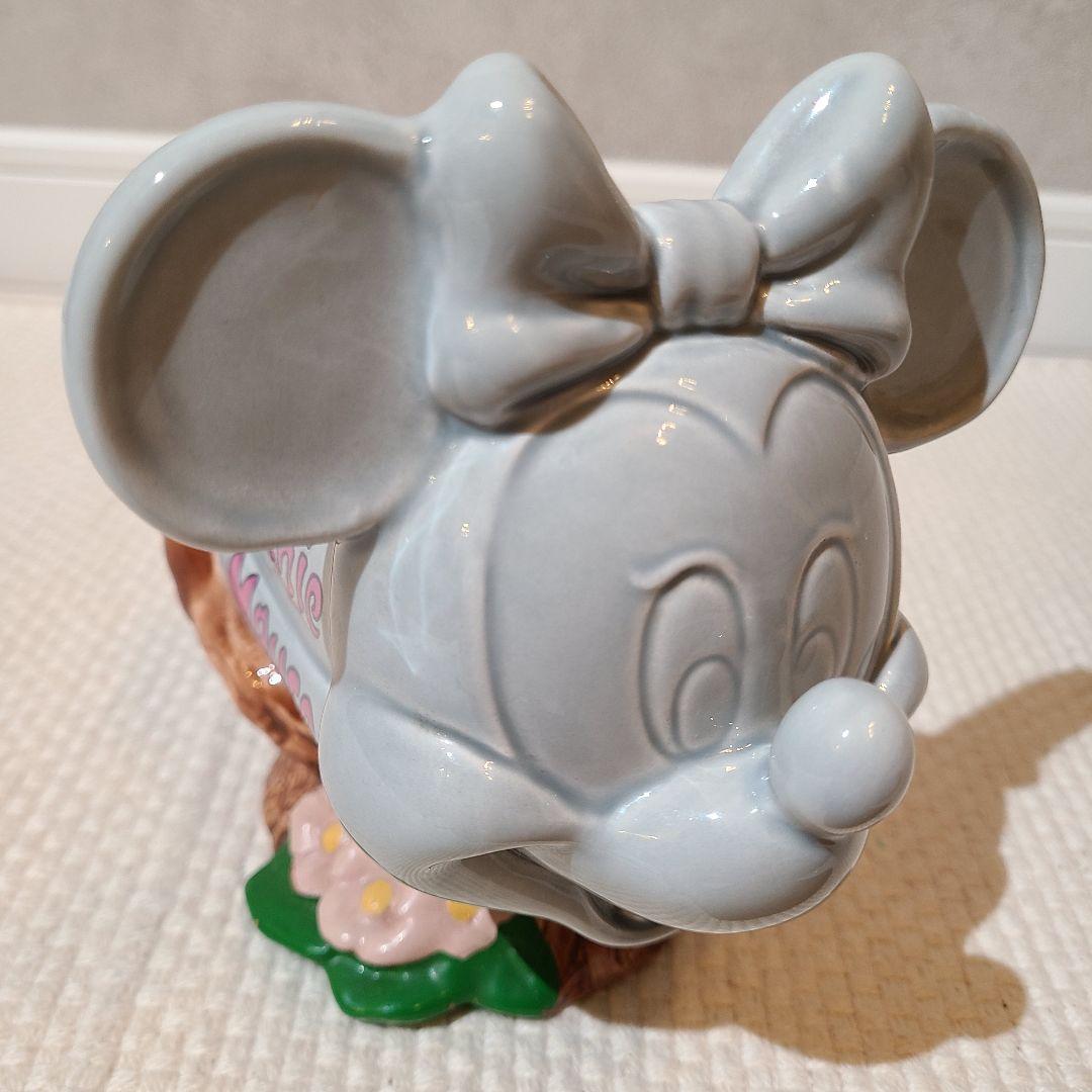 ディズニーランド　トゥーンタウン　ミニーの家　ポスト型　貯金箱　ミニーちゃん