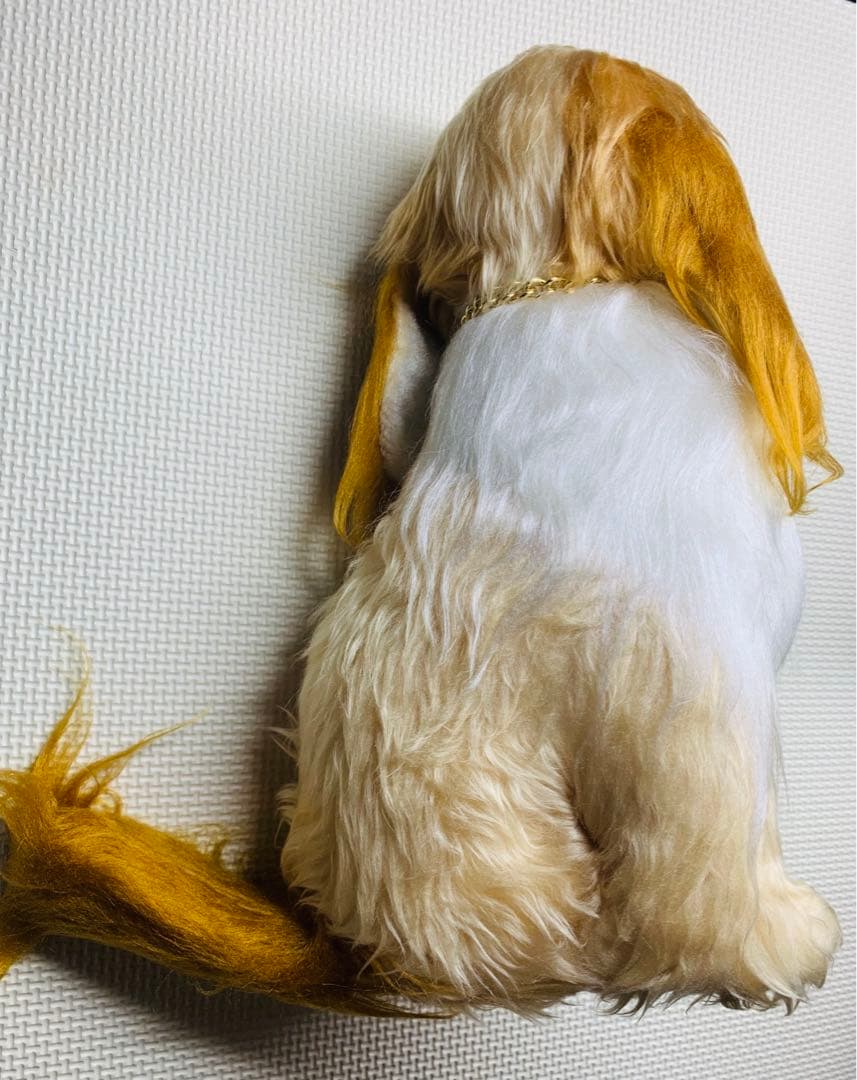 昭和レトロ　カネカロン　ぬいぐるみ　当時物　犬　いぬ　ブラシ付き　高級