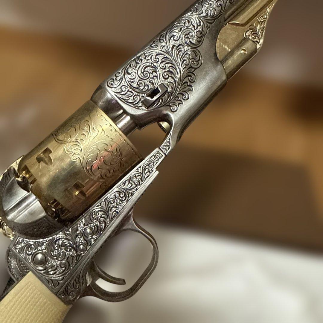 【装飾銃】【モデルガン】フランクリンミントカスター将軍のレボルバー