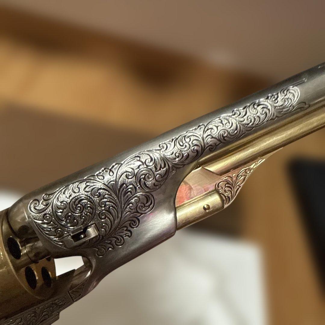 【装飾銃】【モデルガン】フランクリンミントカスター将軍のレボルバー