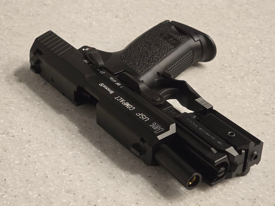 美品 東京マルイ カスタムUSP コンパクト ガスブローバック 動作確認済み