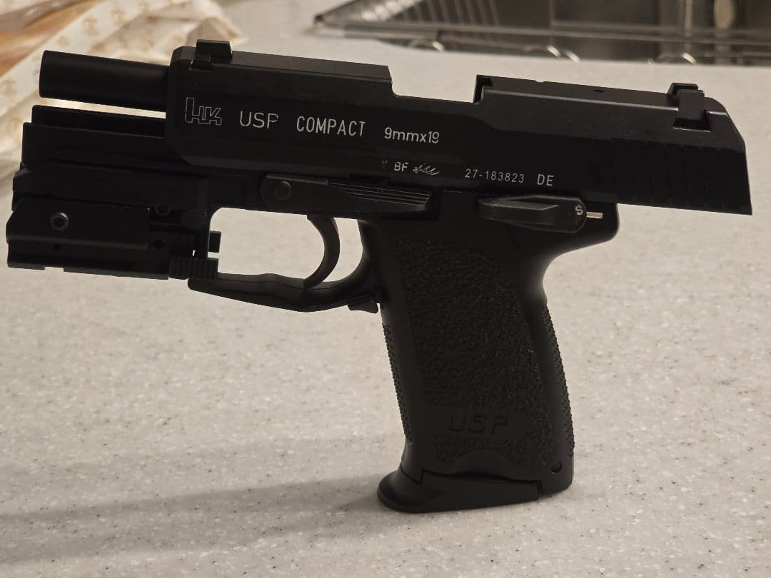 美品 東京マルイ カスタムUSP コンパクト ガスブローバック 動作確認済み