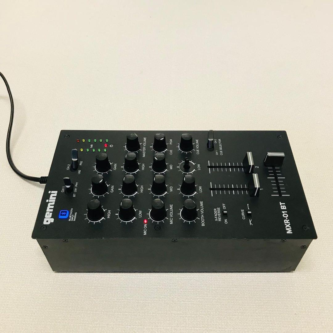 【美品・初心者にも最適】gemini MXR-01 BT DJミキサー