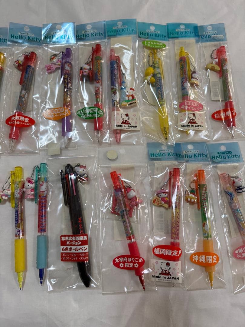 Sanrio ハローキティ　ご当地ボールペン　シャーペン　おまとめ