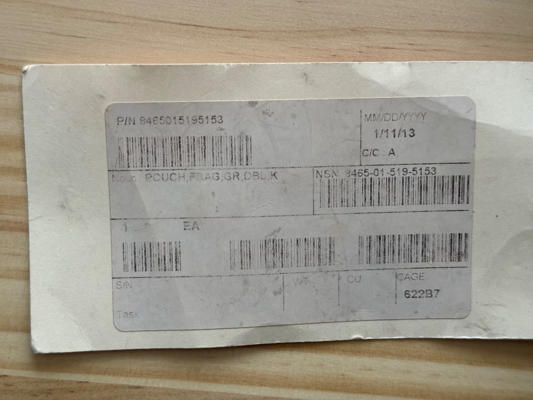 新品未使用 タグ付き レア EAGLE ダブルフラググレネードポーチ2個セット