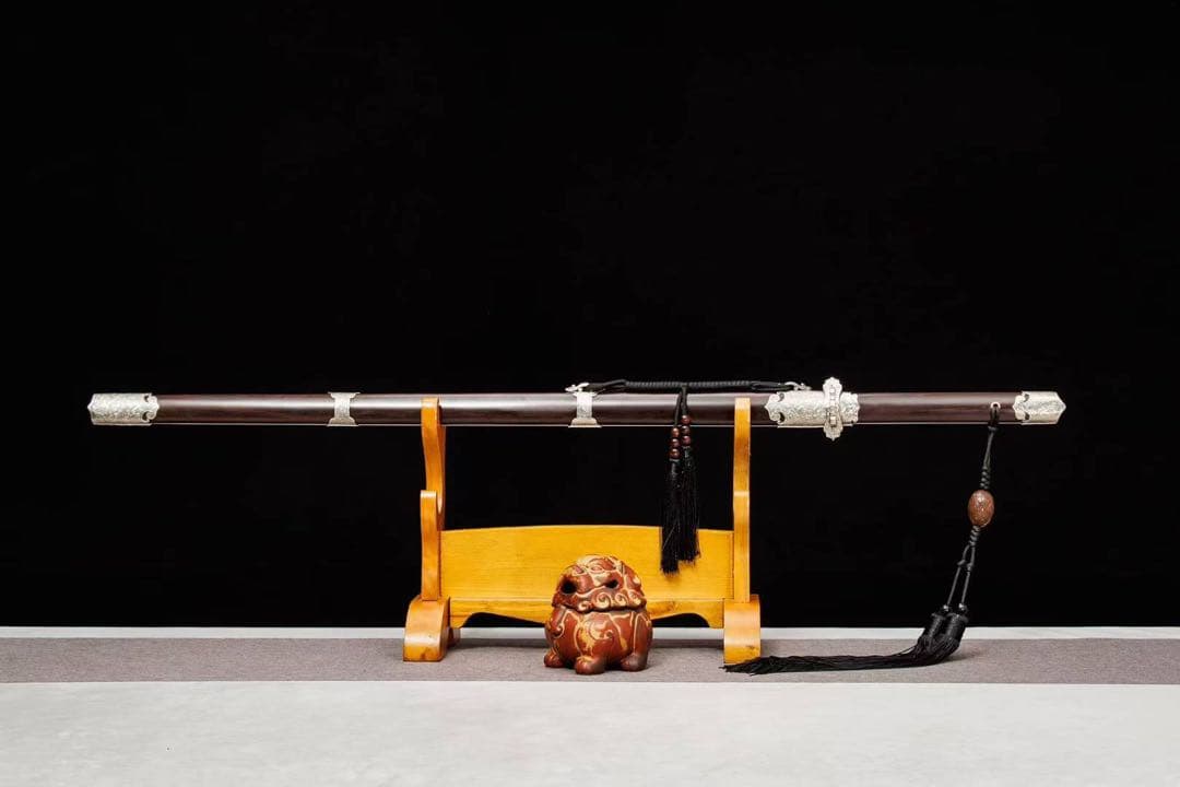 流羽唐剣 巻草紋 模造刀 武具 舞踊刀 古兵器 漢剣 古兵器 太刀 武蔵