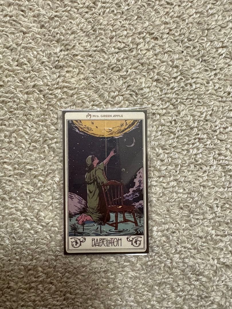 【新品未開封】ミセス　バベルの塔　ガチャ マルチクロス アタリ ステッカーB