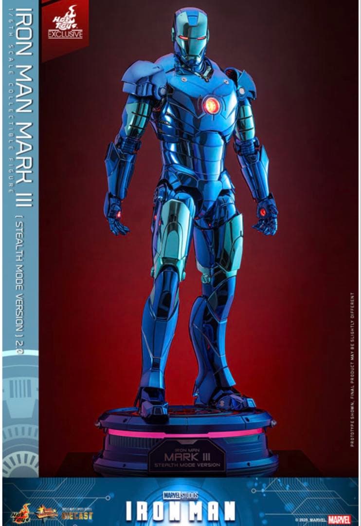 ホットトイズ DIECAST アイアンマン・マーク3 ステルス・モード 2.0版