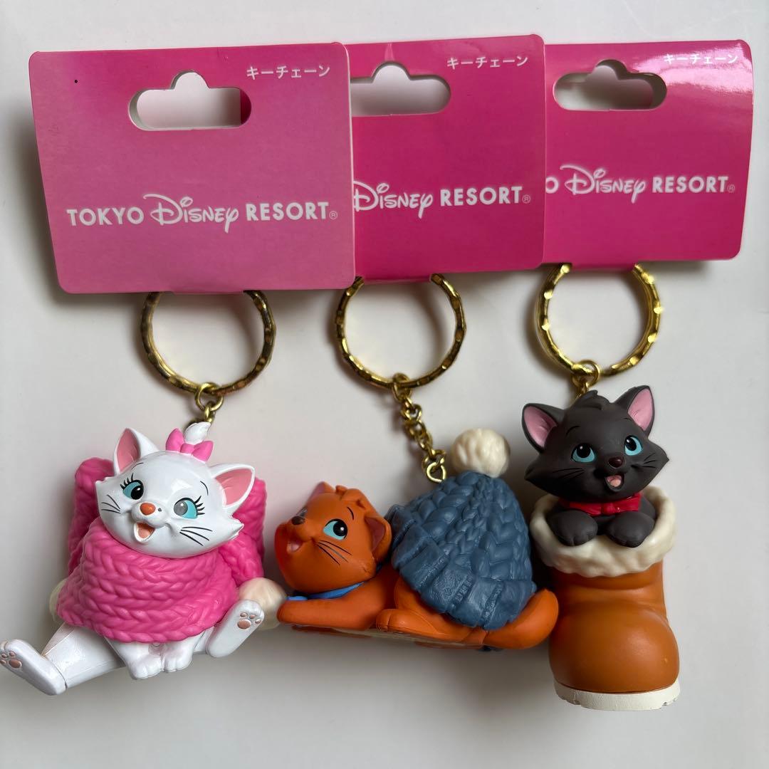 東京ディズニーリゾート おしゃれキャットキーホルダー