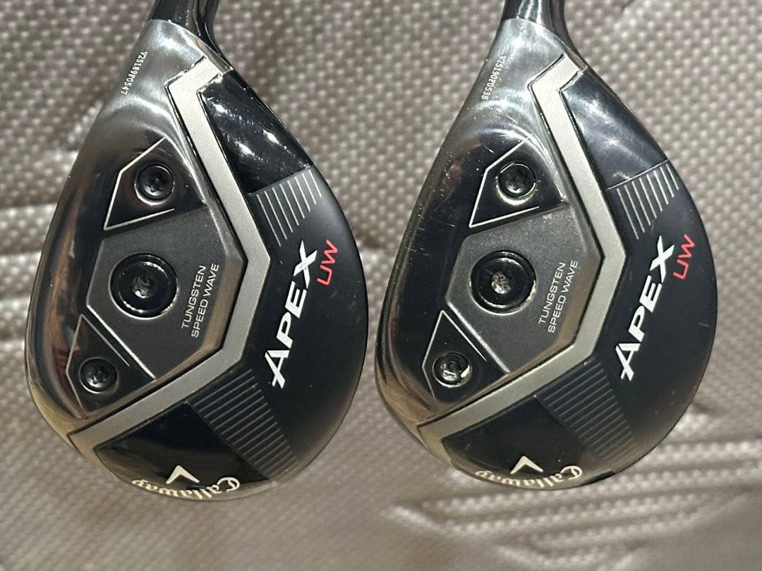 キャロウェイ ユーティリティAPEX UW 3U 17度、4U 21度　2本