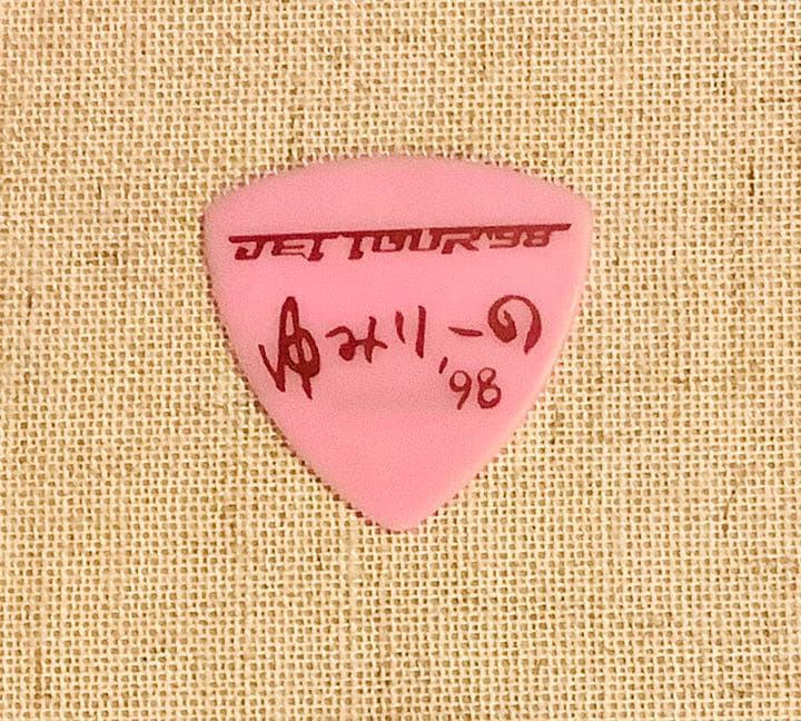 セールレア渋谷公会堂ライヴ98年奥田民生PUFFY吉村由美ギターピック非売品