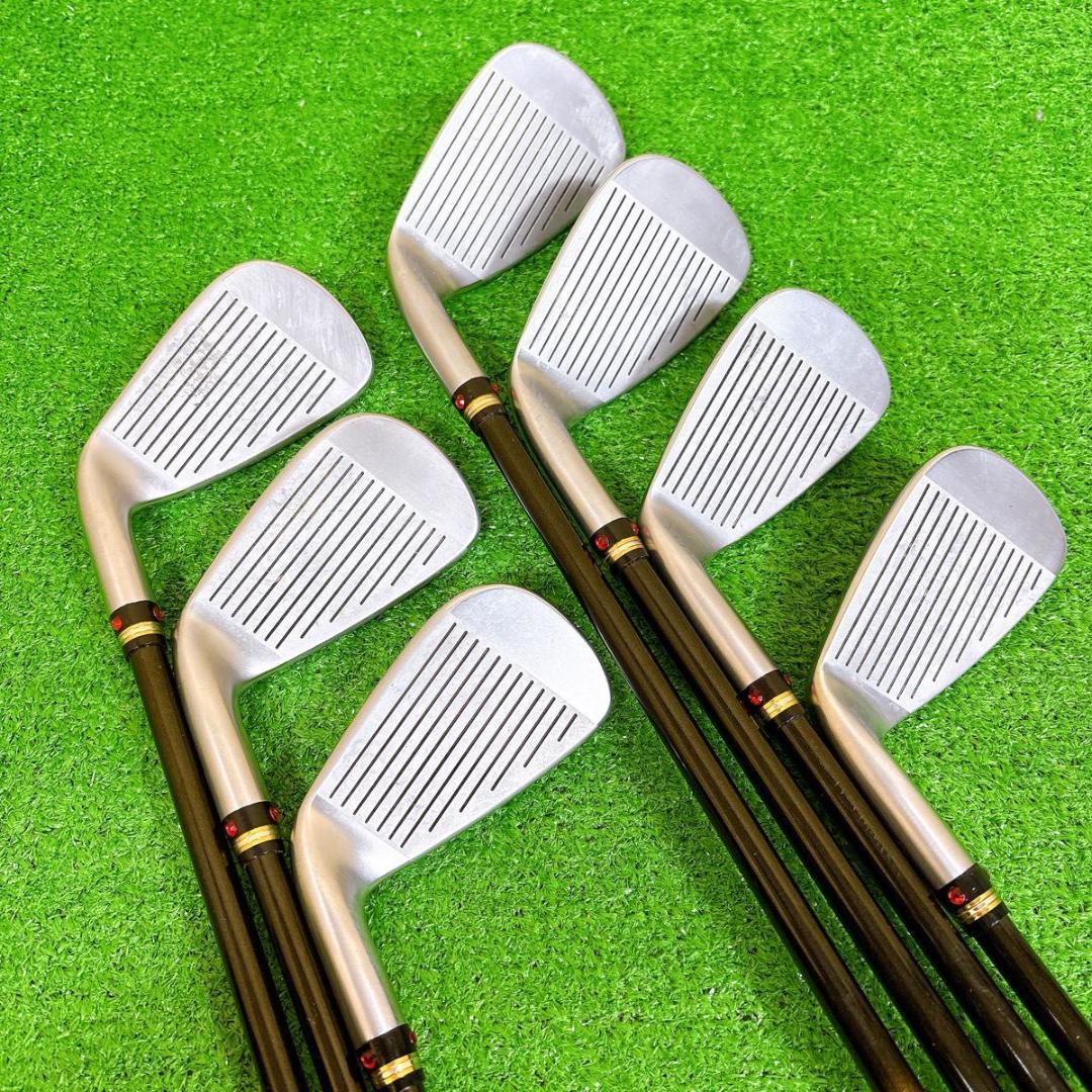 高級 HONMA BERER IS-02 メンズ　ゴルフ 7本　セット 匠ラベル