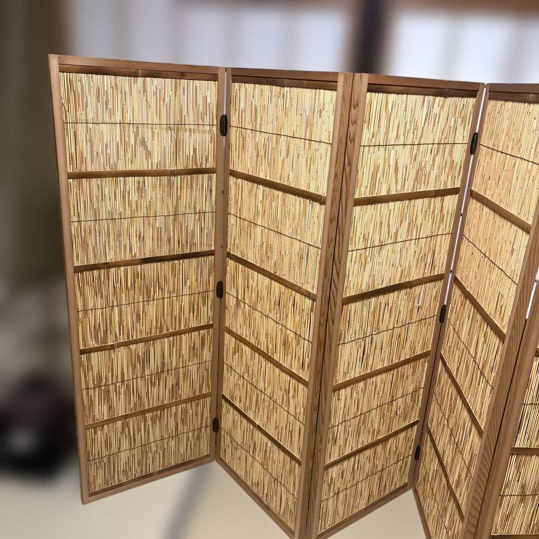 【茶道具】花寄六枚屏風（紙箱）★送料込★