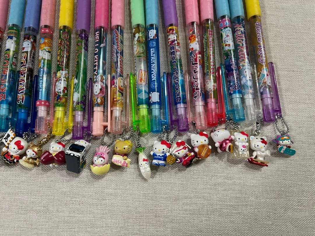 ご当地キティ　ボールペン　シャーペン　平成レトロ　81本