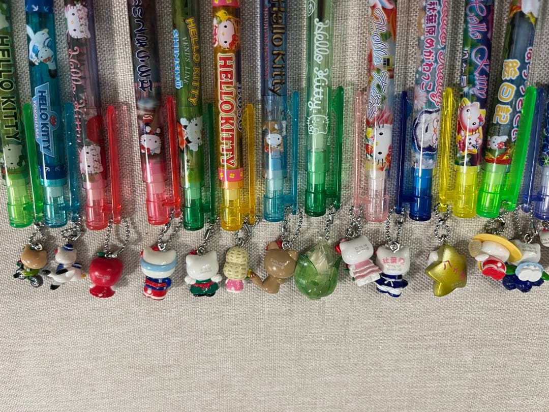 ご当地キティ　ボールペン　シャーペン　平成レトロ　81本