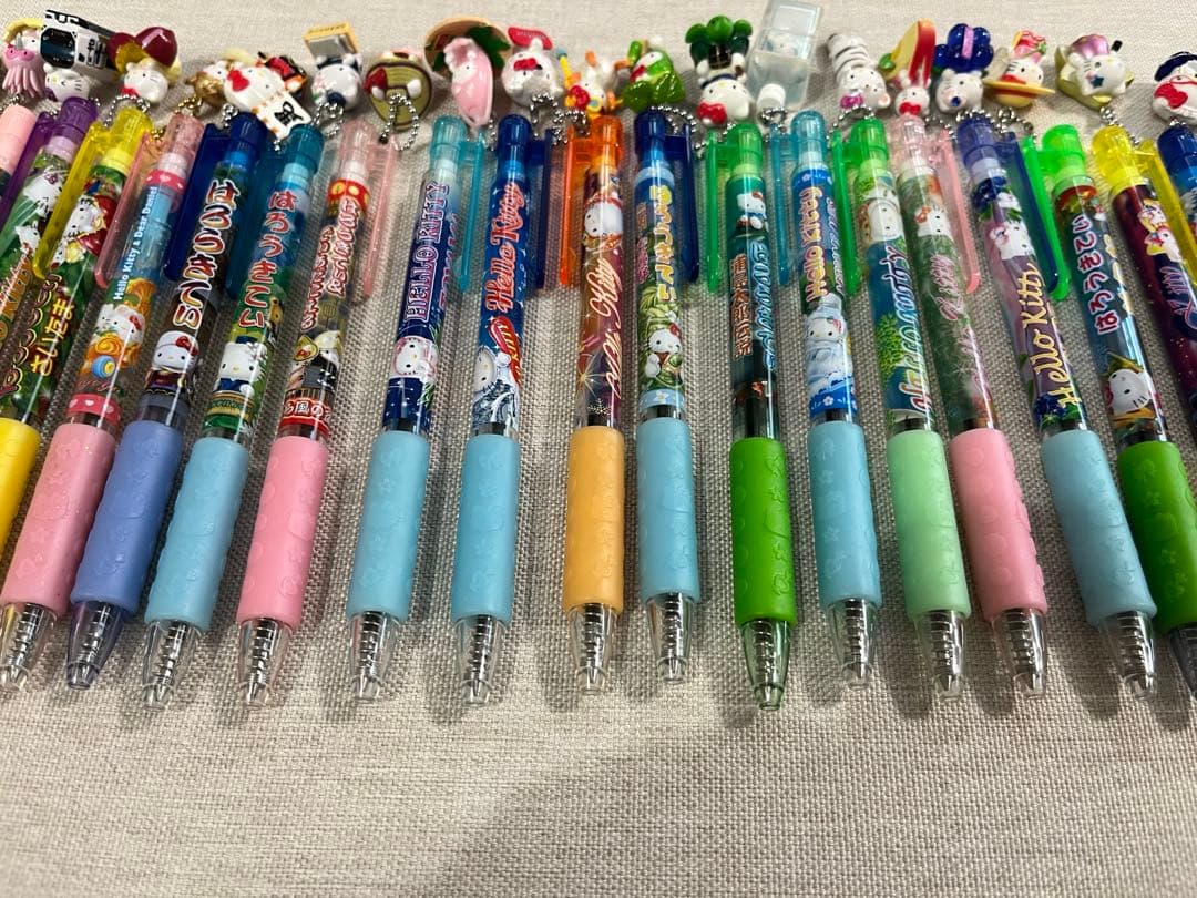 ご当地キティ　ボールペン　シャーペン　平成レトロ　81本