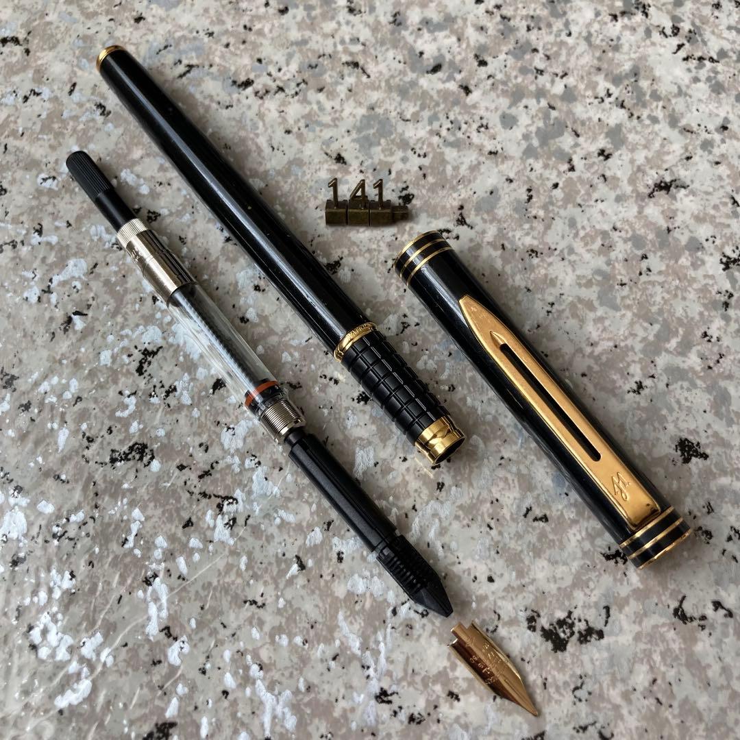 #141 オーバーホール済み 万年筆 WATERMAN ウォーターマン 18k