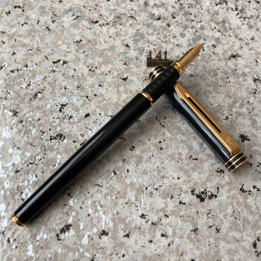 #141 オーバーホール済み 万年筆 WATERMAN ウォーターマン 18k