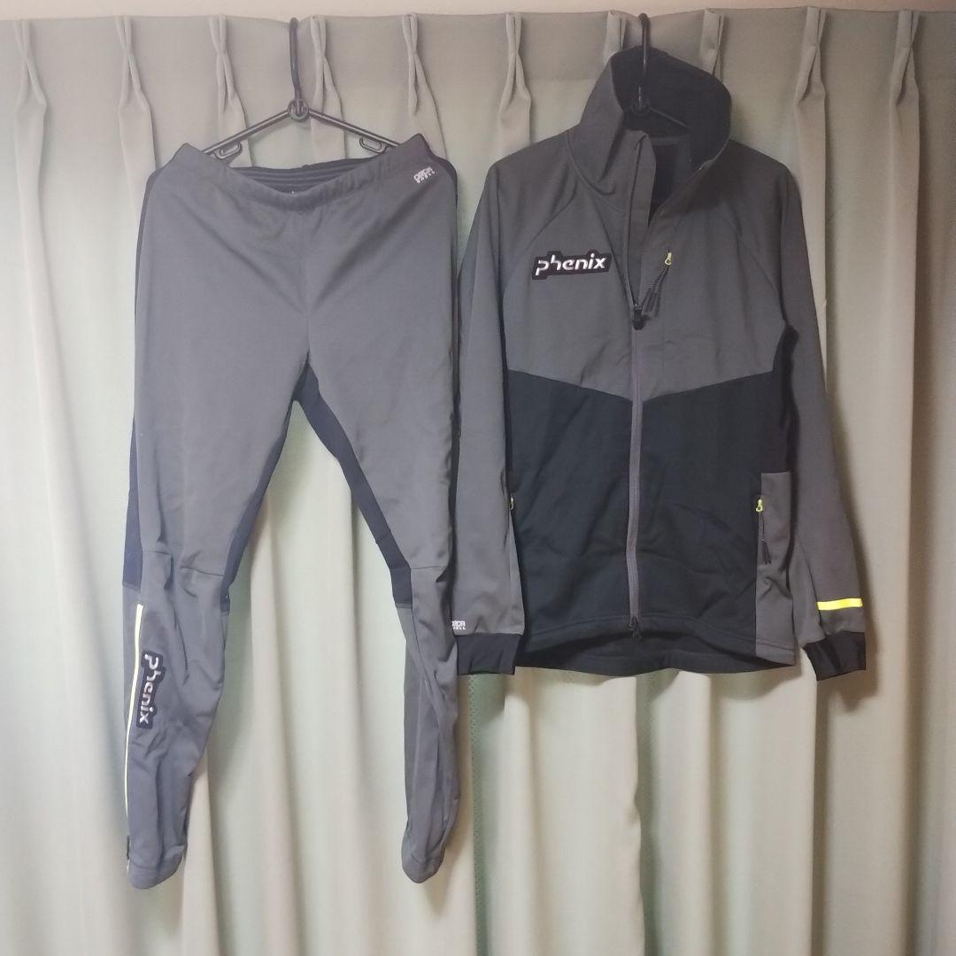 だんくん、phenix orcashellメンズジャージ グレー/ブラック