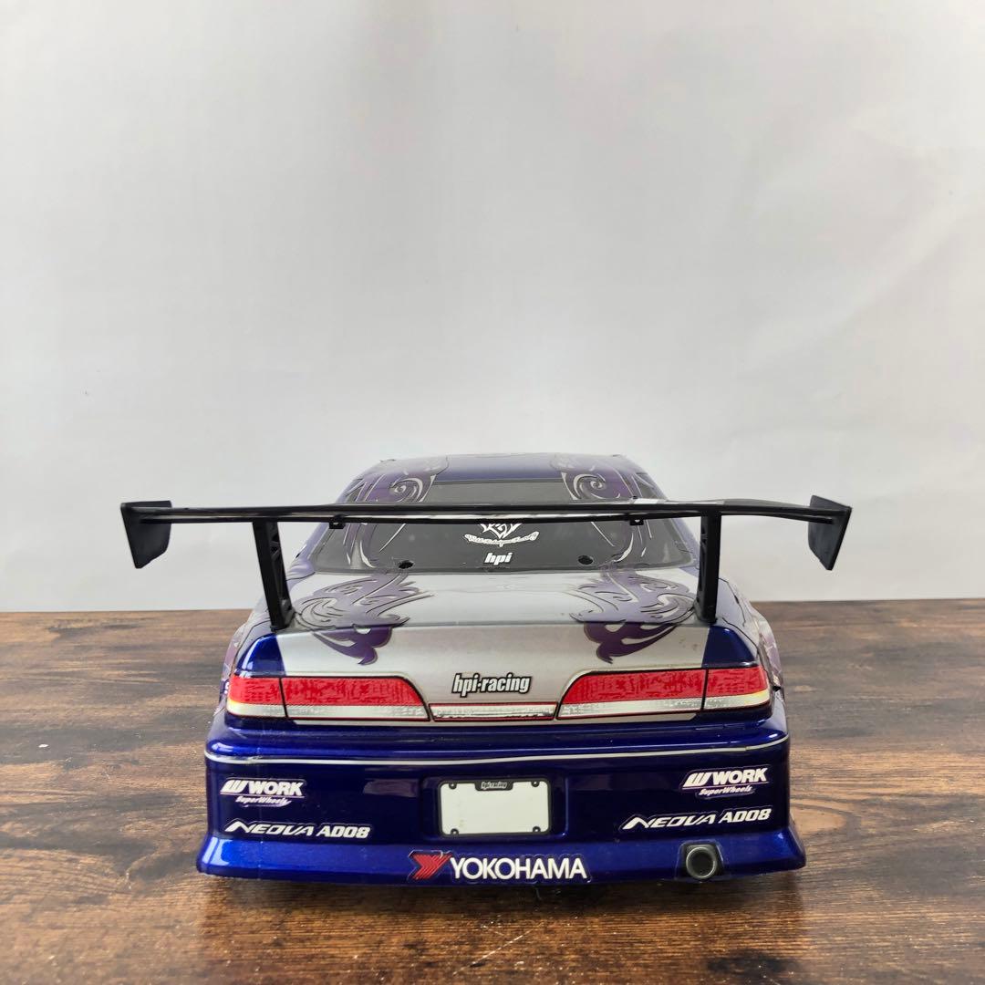 hpi トヨタ マーク2 1/10 ボディのみ リアウイング付