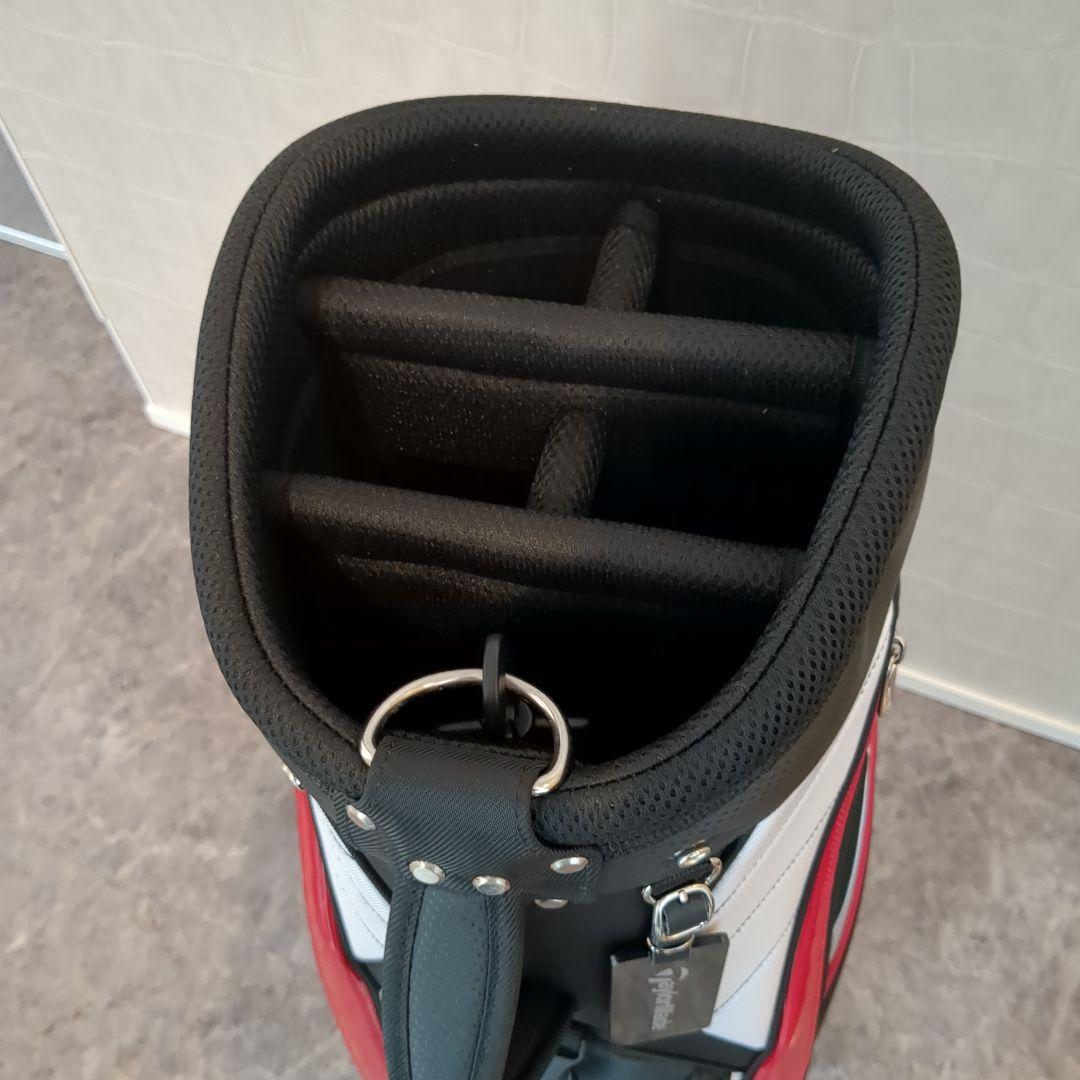 TaylorMade キャディバッグ ブラック/ホワイト/レッド