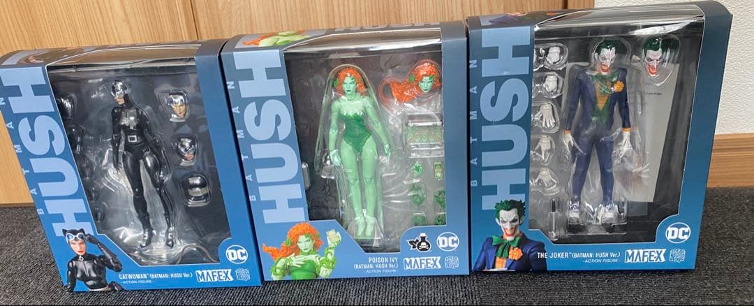 MAFEX HUSH キャットウーマン ポイズンアイビー ジョーカー 3体セット